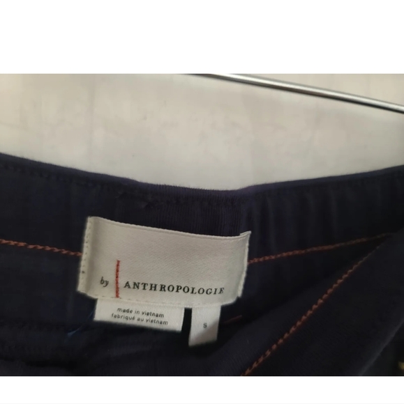 Anthropologie *In Navy Paisley* Green Baggy The Nomad Joggers Small - Picture 5 of 10